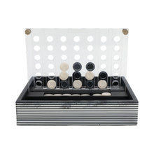 10" OXFORD BLACK AND WHITE 4-IN-A-ROW GAME