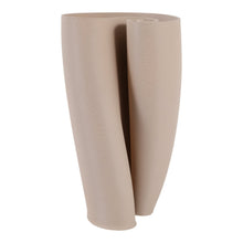 13" TROCA LARGE 3D PRINTED VASE,CREAM