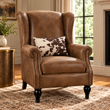 Saddle Brown Accent Chair