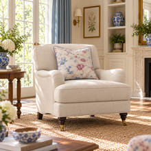 Country Rose Cottage by Noof Alaboudi Arm Chair