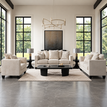 Plush Paradise Beige Sofa Set