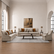 Classy By Noha Albabtain Skirted Beige Sofa Set
