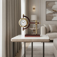 7" Tia Gold Desk Clock