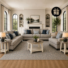 Tight-Rope Morren Sofa set with Free OCCASIONAL TABLE SET (3/CN)