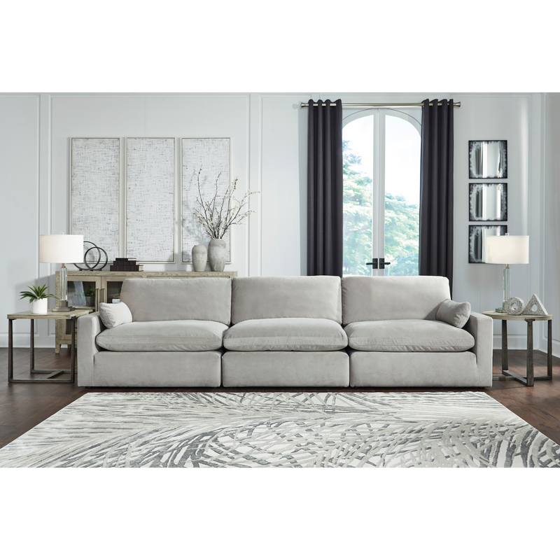 Sophie Black/Gray XL Sofa