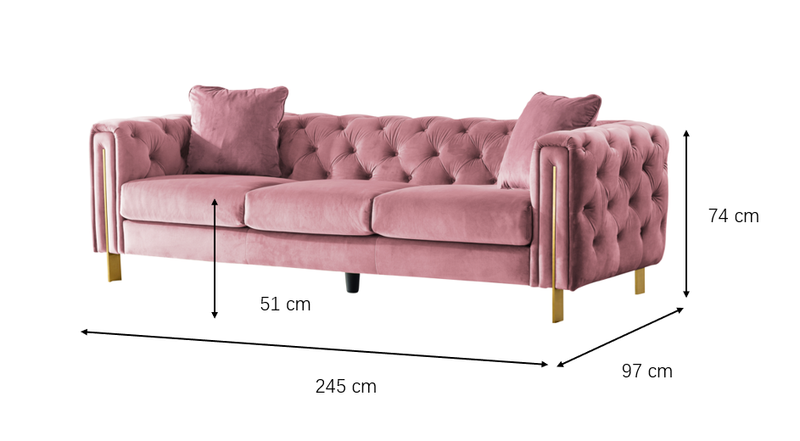 Royal Velvet Sofa