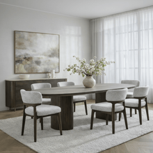 Alabaster package Dining table+6chairs