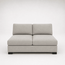 Aspen Oatmeal Armless Loveseat
