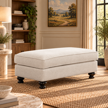 Denise Beige Ottoman