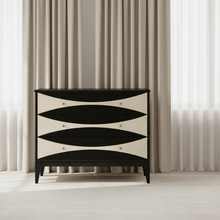 Contemporary Two-Tone 3 Drawer Chest
