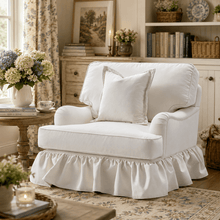 Cottage Calm by Noof Alaboudi Beige Skirted Chair