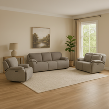 Cushy Grey Power Motion Sofa Set