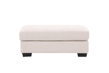 Elegant White Ottoman
