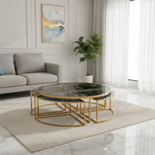 Gold Mirror Coffee Tables SET