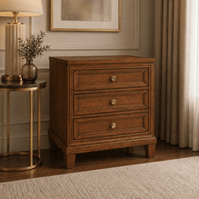 Jorlaina Three Drawer Night Stand