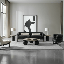 Luxe Living Beige/Black Coffee Table W121