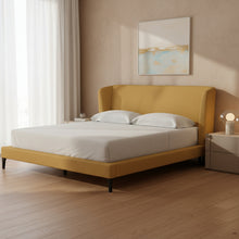 Maloken California King Upholstered Bed with Roll Slats
