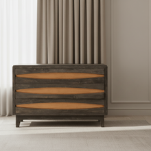 Modern Copper Three Drawer Chest