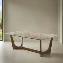 Morgans Beige Marble Dining Table 8