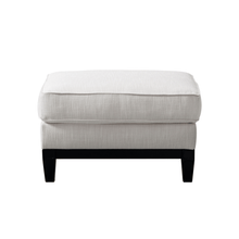 Romanian Key Beige Ottoman
