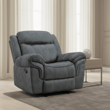 Sorrento Glider Recliner in FB367 Charcoal