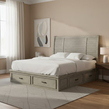 Sullivan King Storage Bed in Drift Grey