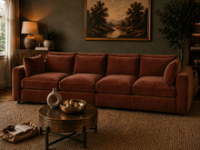 Terrona Rust Sofa 320cm