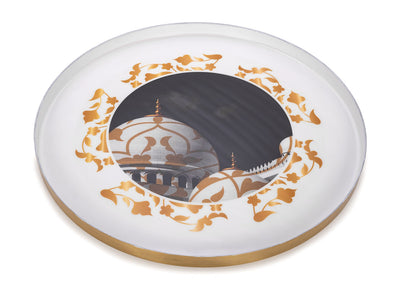 Aluminum Decorative Tray Majestic - Al Rugaib Furniture (4727795908704)
