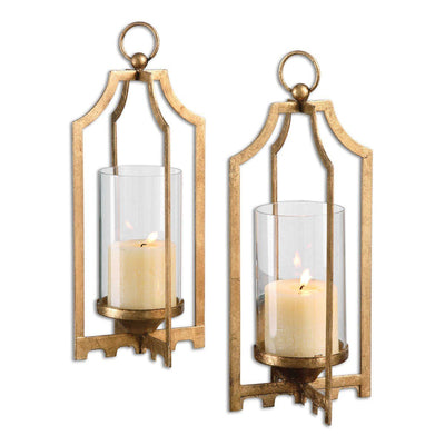 Lucy Candle holders, S/2 - Al Rugaib Furniture (4494540472416)