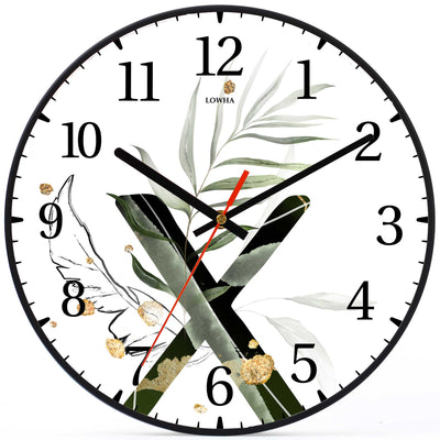 Wall Clock Decorative X letter Battery Operated -LWHSWC30B-C21 (6622831935584)