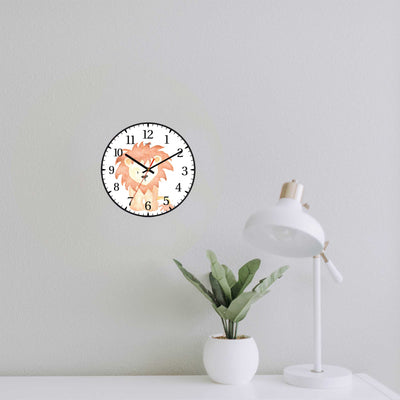 Wall Clock Decorative Cute lion Battery Operated -LWHSWC30B-C330 (6622842191968)