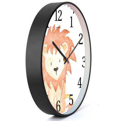 Wall Clock Decorative Cute lion Battery Operated -LWHSWC30B-C330 (6622842191968)