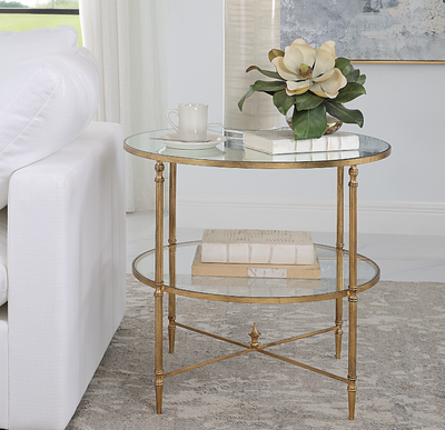 Henzler Round End Table -Circle