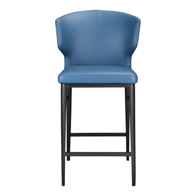 Delanyey Counter Stool Steel Blue - Al Rugaib Furniture (4583209238624)