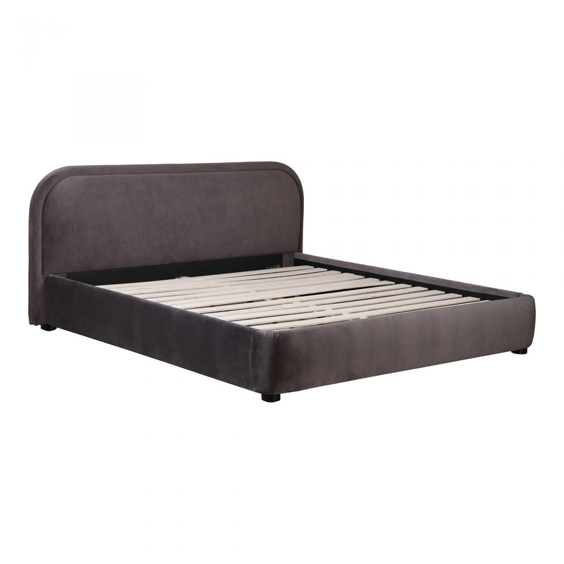 COLIN QUEEN BED CHARCOAL (6563212394592)