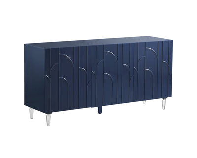 Deco Blue Lacquer Buffet - Al Rugaib Furniture (4576476594272)