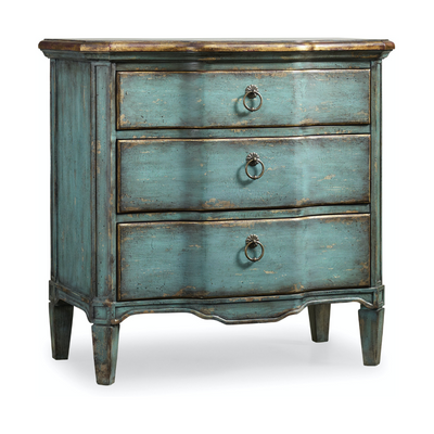 Three Drawer Turquoise Chest (8631523602)