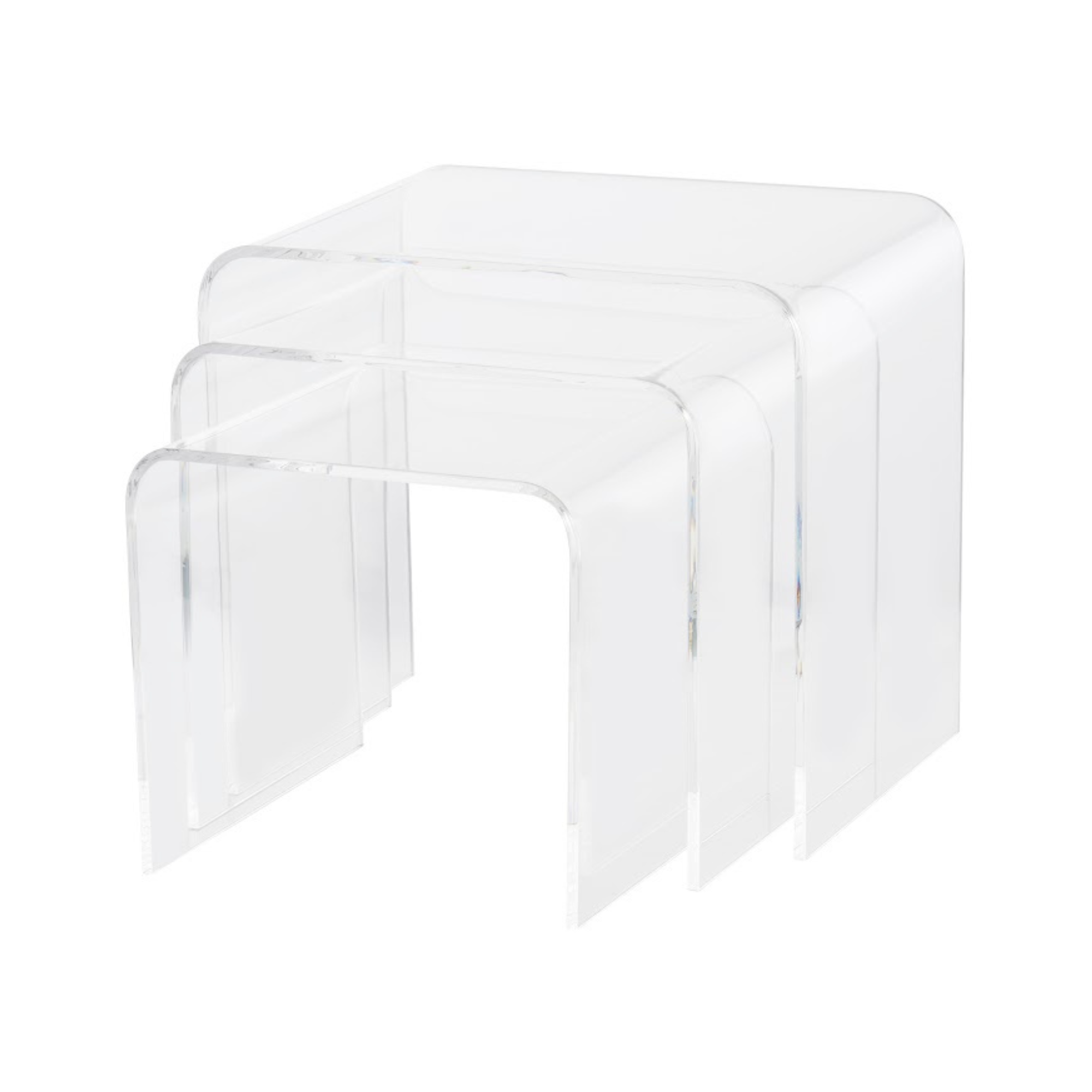 Clear acrylic table set Al Rugaib Furniture
