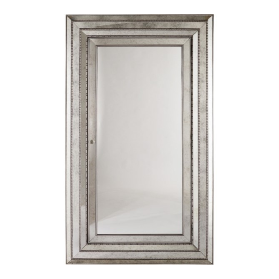 Hooker Glamour Floor Mirror w/Jewelry Armoire Storage Al Rugaib Furniture