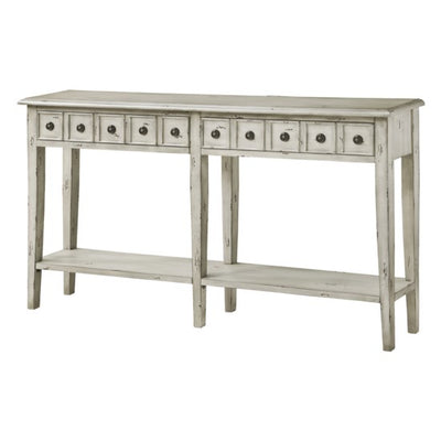 Newcastle 2 Drawer Antique White Console (4791294099552)