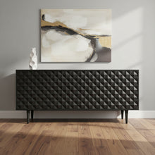 Pablo 4 Door Sideboard Black