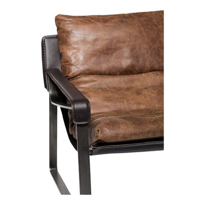 Connor Club Chair - Brown - Al Rugaib Furniture (4583147962464)