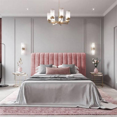 In House | Latiso Bed Frame Velvet - 200x100 cm