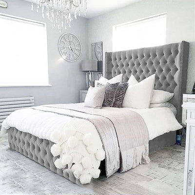 In House | Burgas Bed Frame Velvet - 200x160 cm