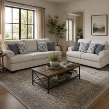 Elegant Off-White Living Room Set