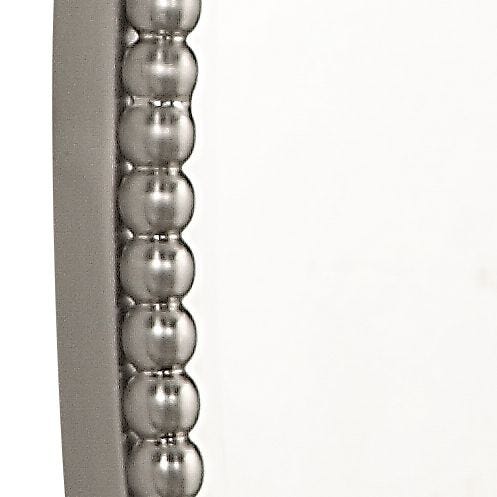 Sherise Oval Mirror, Nickel