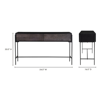 Tobin Console Table Charcoal
