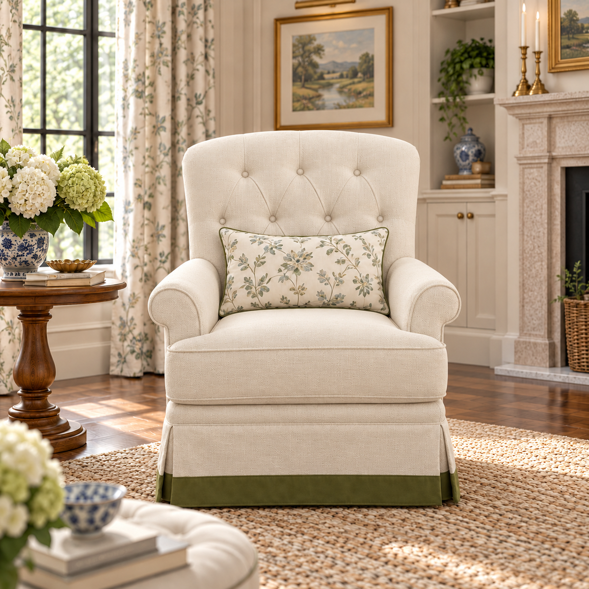 Alpine Retreat White Chair