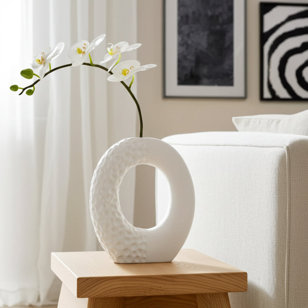التشطيب الخشن مع فتحة مقصوصة وفتحة للمزهرية Rough Finish Open Cut-out With Vase Opening