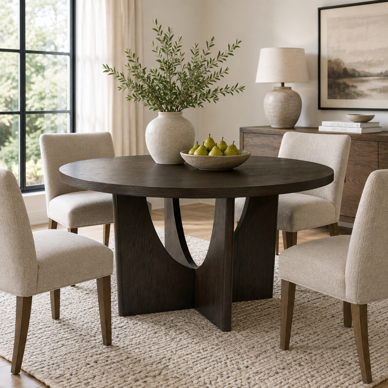 Burkhaus ROUND DINING ROOM TABLE